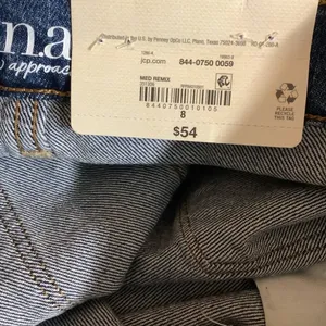 A.N.A. Size 8 Two-Tone High-Rise Wide Leg, Kick Pleat Denim Jeans. New With Tags thumbnail 6