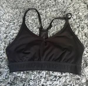 Pink sports bra thumbnail 1