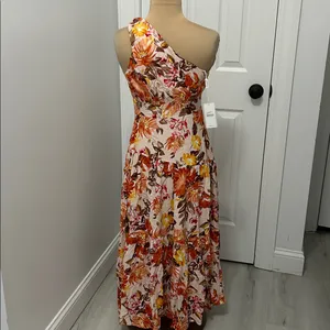Petal & Pup Marietta One Shoulder Maxi Dress thumbnail 4