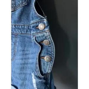 Old Navy Size Small Women's Denim Short Overalls thumbnail 7
