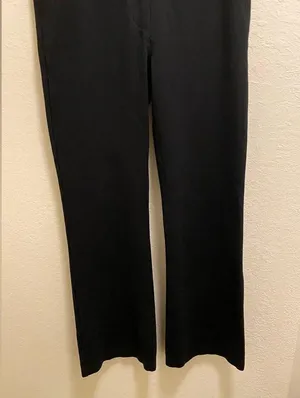 Betabrand Black Dress Yoga Pull On Pant Flare Leg Size Petite Small thumbnail 6