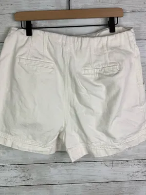 Antonio Melani High Rise Pleated Denim Shorts Size 12 thumbnail 4