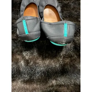 Tieks by Gavrieli Leather Ballet Flats Metallic Gray Women's Size 10 thumbnail 5