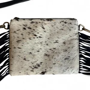 NWOT American Darling Cowhide Fringe Crossbody Bag thumbnail 4