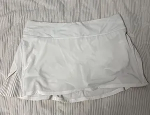 White Lululemon Tennis Skirt Pleated thumbnail 1