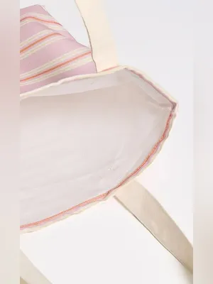 Parke x Shopbop pink rose stripe tote bag limited edition sold out style thumbnail 4