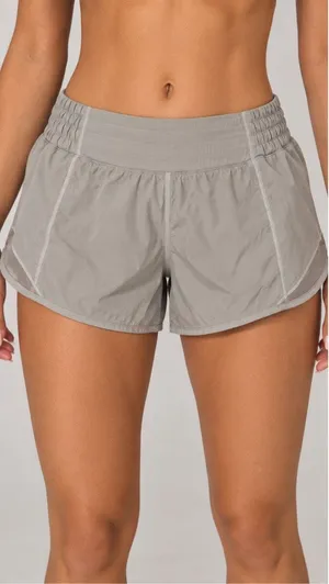 Lululemon Speed Up Shorts Size 0 Gray High Rise Running Athletic thumbnail 1