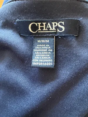 Chaps Women’s Navy Floral Wrap Maxi Dress thumbnail 3