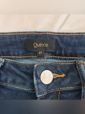 Quince Bella Stretch Wide Leg Jeans 28” in Midnight Blue 27 thumbnail 11