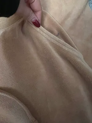 Aerie Orange Velvet Sweat Pants thumbnail 5