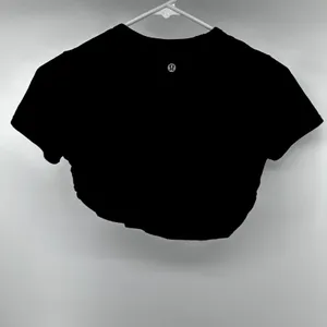 Lululemon Swiftly Tech Short Sleeve Crew Crop Seamless Silverescent Black 6 thumbnail 3