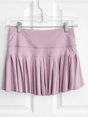 GOLDHINGE Women's Pleated Lavender Tennis Skirt M thumbnail 3
