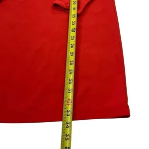 Loft Women Size Small Red Dress Long Sleeve Split Crew Straight | 9-961 thumbnail 6