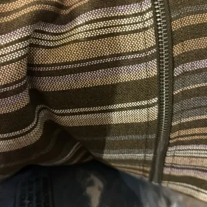 New Peace Love World‎ Black Label Striped Modern Moto Jacket thumbnail 4