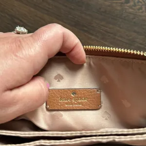 Kate Spade Leather Crossbody Purse Brown thumbnail 11
