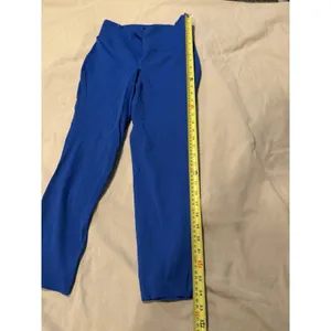 Lululemon‎ Size 10 Base Pace HR Crop 23" Tight Leggings PSYH Psychic Blue thumbnail 2
