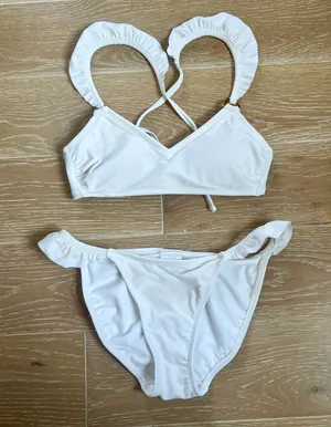 Xhilaration White Bikini thumbnail 2