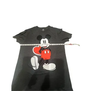 Old Navy Disney Mickey Mouse Tee Shirt Sz M charcoal NWOT thumbnail 5