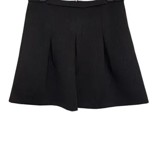 MADEWELL Pleated Jacquard Black Mini Skirt Lined With Pockets‎ EUC Size 4 thumbnail 2