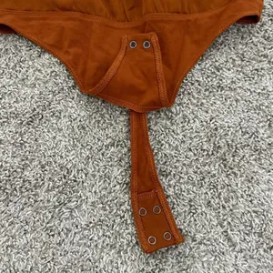 Abercrombie & Fitch Long Sleeve Wrap Bodysuit thumbnail 6