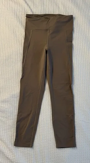 Bond Born Taupe Leggings Women's Small Ankle Length Athletic Sport thumbnail 1