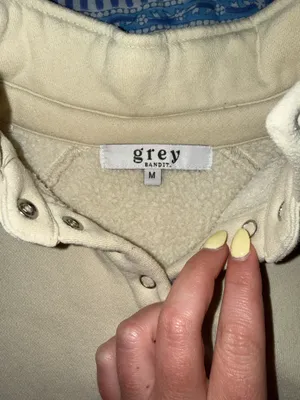 Grey Bandit Button-Up Pullover thumbnail 2