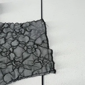 Sno Skins Crop Top Womens Medium Black Lace Sheer Detail Turtle Neck Ski Outdoor thumbnail 13