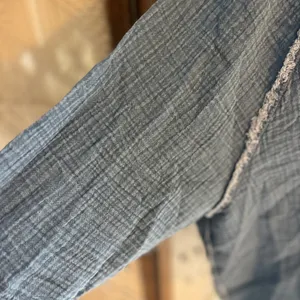 Aerie Chambray Mineral Wash Tunic Length Button-Up Shirt thumbnail 4