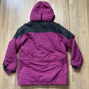 Vintage L.L.Bean Jacket Women's M Gorpcore 1990s Full Zip Hooded Purple Outdoor thumbnail 2