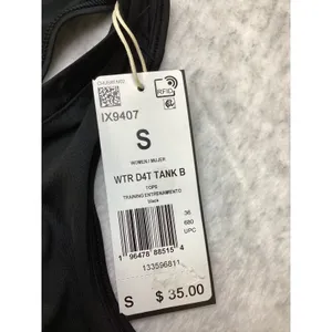 Adidas Womens WTR D4T Training Tank Top Black Racerback IX9407 Size‎ Small NWT thumbnail 4