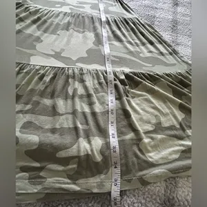 Mudpie TULLY TIERED DRESS camo size S thumbnail 7