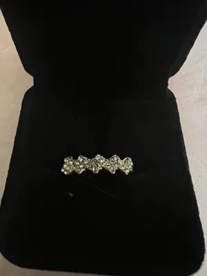 Women’s Gold Tone Embellished Ring Size 7 thumbnail 1