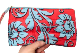 💥 Estée Lauder Tropical Floral Puffy Cosmetic Bag thumbnail 1
