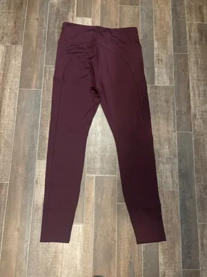 Burgundy Fornia Leggings thumbnail 3
