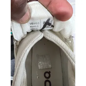 On Cloudnova Women’s Size 10.5 White Burgundy CloudTec Lifestyle Running Shoes thumbnail 5