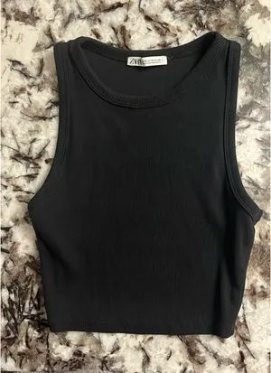 Super Cropped ZARA Top thumbnail 1