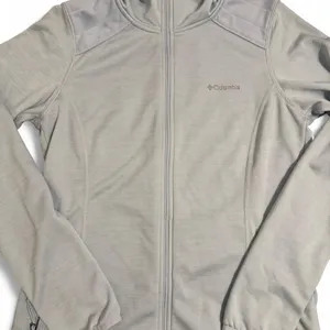 Women’s Columbia Athletic Jacket Full Zip Up Light Sky Blue Small thumbnail 3