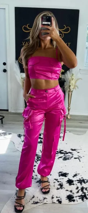 Thomas Runway Boutique Two Piece Set Pink Size M thumbnail 1