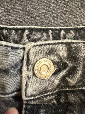 Superdry Mid Rise Wide Leg Jeans Black Wash 28/30 New thumbnail 7
