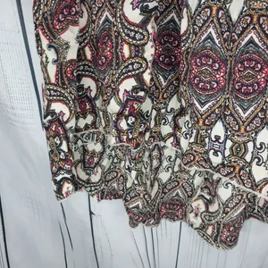 Boho Mixed Print Tunic Peasant Top With Lace Detail thumbnail 5