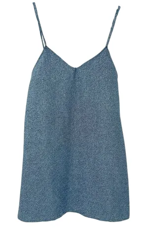 Zara Trafaluc Womens Going Out Party Metallic Glittery Cami‎ Mini Dress Size M thumbnail 1