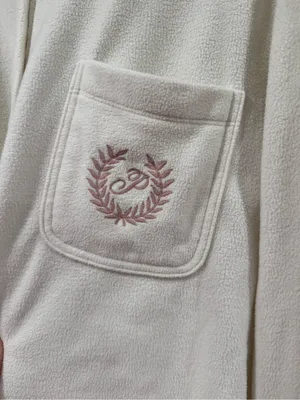 PINK Fleece Button Up Top thumbnail 2