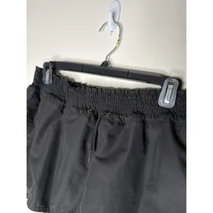 Old Navy Womens Large Board Shorts Black Elastic Waist Linerless Swim Activewear thumbnail 2