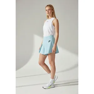 Nike Tech Fleece Pleated Shorts Glacier Blue Small NWT thumbnail 3