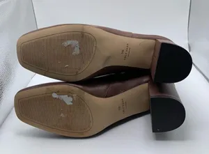 NWOB Cole Haan Womens Chrystie Square Toe Bootie brown leather heel size9B 1299 thumbnail 10