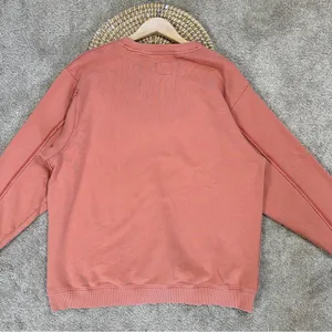 aerie Women’s Pullover Crew Neck Sweatshirt Longsleeve Lounge in Coral Orange M thumbnail 6