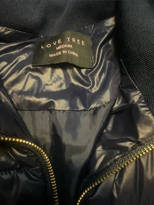 Love Tree Navy Quilted Lightweight Puffer Vest thumbnail 8
