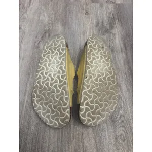 Birkenstock Florida Fresh Brushed Vanilla Yellow Triple Buckle Sandals Womens 38 thumbnail 5