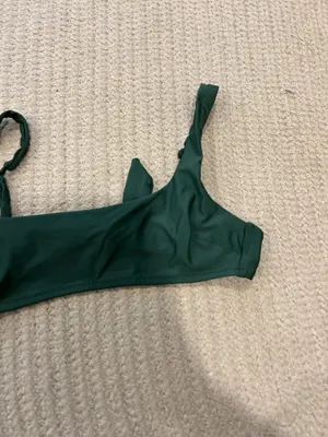 Aerie emerald green bikini top  thumbnail 2