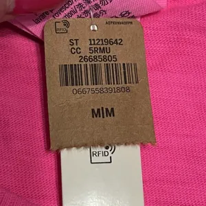 Victoria Secret PINK Crop Top Neon Pink Solid Short Sleeve Crew Neck Raw Cut Hem thumbnail 8